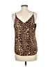 Express Outlet 100% Polyester Brown Sleeveless Top Size M - photo 2