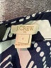 J.Crew Factory Store 100% Polyester Chevron-herringbone Blue Romper Size 0 - photo 4