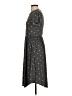 Unbranded Polka Dots Gray Casual Dress Size S - photo 5