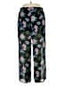 Torrid 100% Polyester Floral Black Casual Pants Size 1X Plus (1) - photo 1
