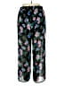 Torrid 100% Polyester Floral Black Casual Pants Size 1X Plus (1) - photo 2