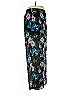 Torrid 100% Polyester Floral Black Casual Pants Size 1X Plus (1) - photo 4