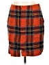 Maurices Plaid Orange Casual Skirt Size 12 - photo 2