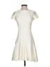 Amanda Uprichard 100% Polyester Ivory Cocktail Dress Size P (petite) - photo 1