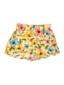 Etiquette Floral Yellow Shorts Size S - photo 1