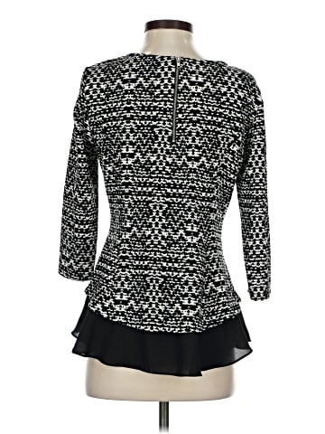 Casual Couture by Green Envelope 3/4 Sleeve Top (view 2)