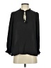 Paige 100% Polyester Black Long Sleeve Blouse Size S - photo 1