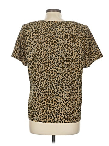 Susan Graver Short Sleeve Blouse (view 2)