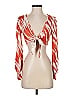 Shein Orange Long Sleeve Blouse Size XS - photo 1