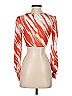 Shein Orange Long Sleeve Blouse Size XS - photo 2