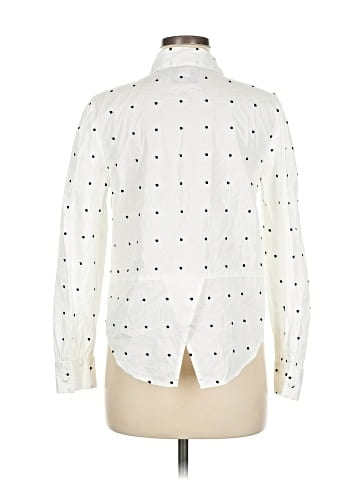 Plains & Prints Long Sleeve Blouse (view 2)