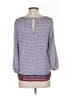 Merona 100% Polyester Blue 3/4 Sleeve Blouse Size S - photo 2