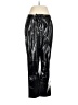 Who What Wear 100% Polyester Metallic Black Casual Pants Size 8 - photo 1