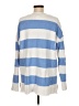 Caslon Stripes Blue Pullover Sweater Size M - photo 2