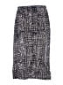 MICHAEL Michael Kors 100% Polyester Print Black Casual Skirt Size 6 - photo 1