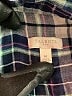 Talbots Outlet 100% Cotton Plaid Blue Long Sleeve Button-Down Shirt Size M - photo 7
