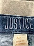 Justice Solid Blue Jeans Size 12 - photo 3