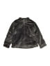 Assorted Brands 100% Polyester Gray Faux Leather Jacket Size 6 - photo 1