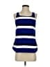 Ann Taylor 100% Polyester Blue Sleeveless Blouse Size S (petite) - photo 1