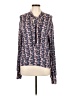 Kristinit Blue Long Sleeve Blouse Size L - photo 1