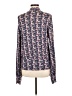 Kristinit Blue Long Sleeve Blouse Size L - photo 2