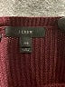 J.Crew 100% Cotton Burgundy Pullover Sweater Size XXS - photo 7