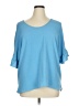 Counterparts 100% Polyester Blue 3/4 Sleeve Top Size XL - photo 1
