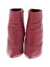 Steve Madden 100% Leather Stripes Burgundy Red Heels Size 8 1/2 - photo 2