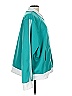 Ashley Stewart Color Block Teal Track Jacket Size L - photo 4