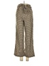 Bebop Houndstooth Gold Casual Pants Size 3 - photo 1