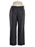 Le Suit 100% Polyester Chevron-herringbone Gray Dress Pants Size 16 - photo 1