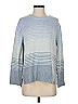 Ella Moss Stripes Blue Pullover Sweater Size S - photo 1