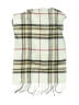 Unbranded Plaid Ivory White Scarf One size - photo 2