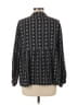 chloah 100% Rayon Black Long Sleeve Blouse Size L - photo 2
