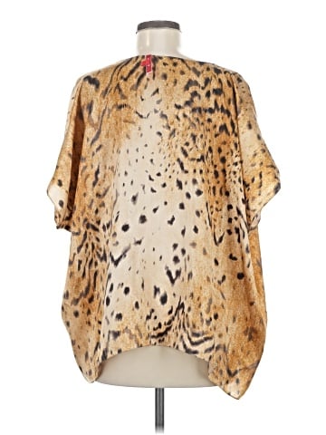 Shamask 3/4 Sleeve Silk Top (view 2)