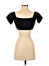 H&M Black Short Sleeve Top Size XS - photo 2