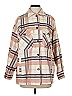 Zara Plaid Tan Coat Size S - photo 1