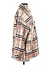 Zara Plaid Tan Coat Size S - photo 4