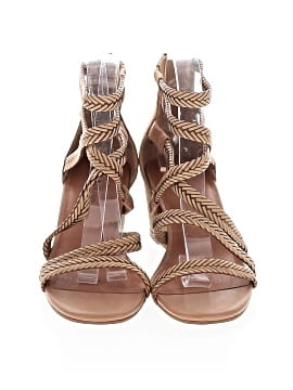 Lucky Brand Terif Heeled Sandals For Women - Comfy Leather Backstrap Sandals With Elastic Closure - View #4