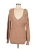 Maurices Metallic Brown Pullover Sweater Size S - photo 1