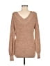 Maurices Metallic Brown Pullover Sweater Size S - photo 2