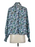 Oliphant Paisley Blue Long Sleeve Blouse Size XXS - photo 2