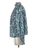 Oliphant Paisley Blue Long Sleeve Blouse Size XXS - photo 5