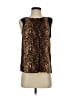 Unbranded Brown Sleeveless Blouse Size S - photo 1