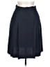 Evan Picone 100% Rayon Solid Blue Black Formal Skirt Size 10 - photo 1