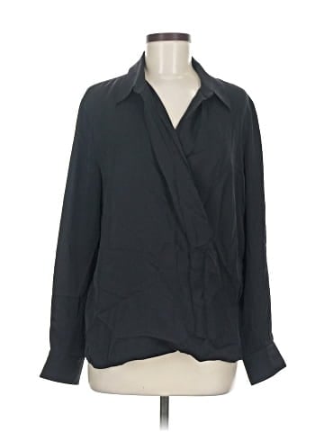 Theory 3/4 Sleeve Silk Top (view 1)