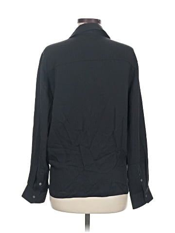 Theory 3/4 Sleeve Silk Top (view 2)