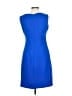 Tahari Solid Blue Cocktail Dress Size 10 - photo 2
