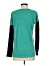 Ya Los Angeles 100% Cotton Color Block Teal Pullover Sweater Size S - photo 2