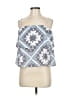 Hippie Rose 100% Polyester Blue Sleeveless Blouse Size M - photo 1